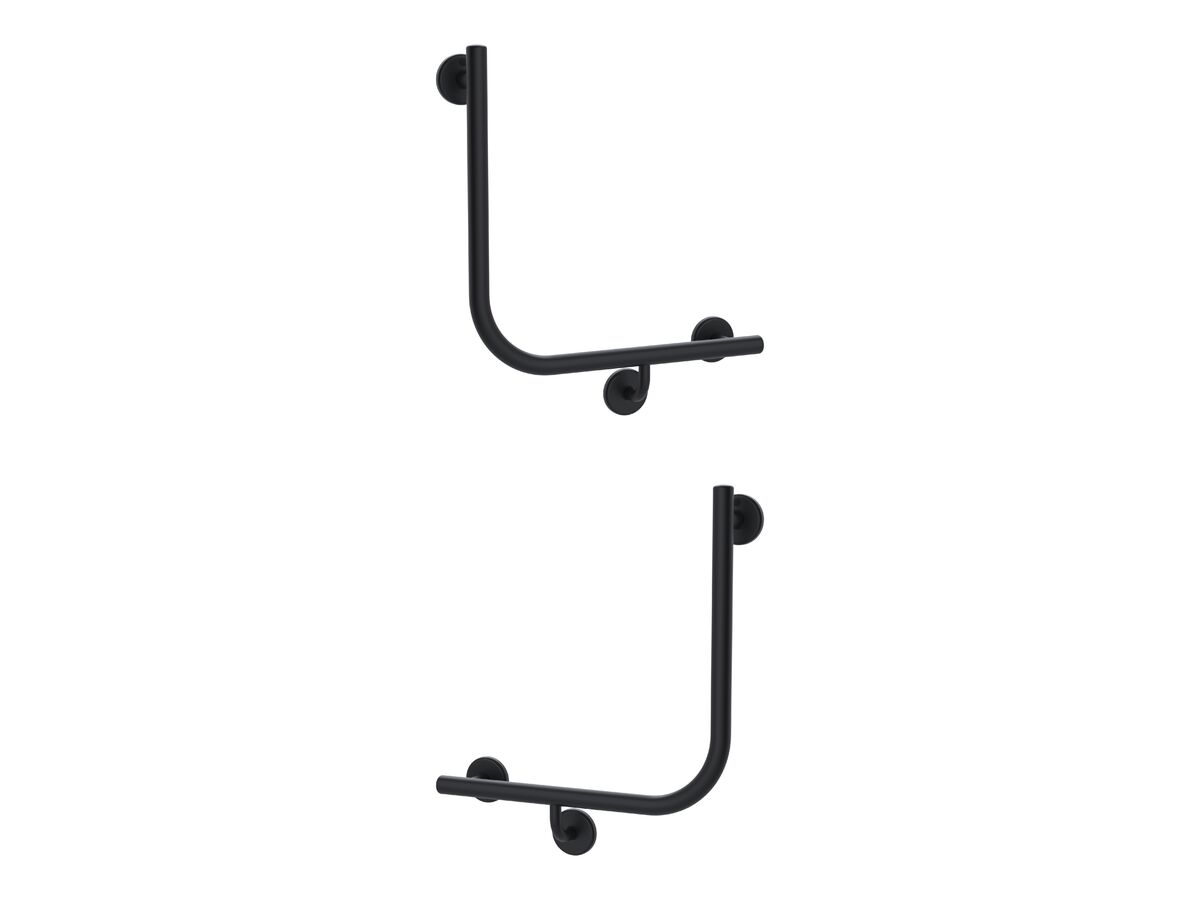 reece Mizu Drift 90 Degree Ambulant WC Left Hand & Right Hand Pair Matte Black