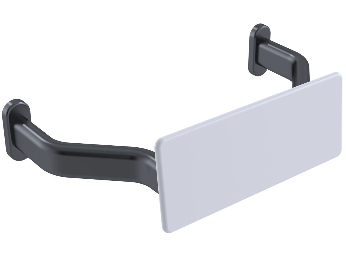 reece Mizu Drift Accessible Backrest Brushed Gunmetal