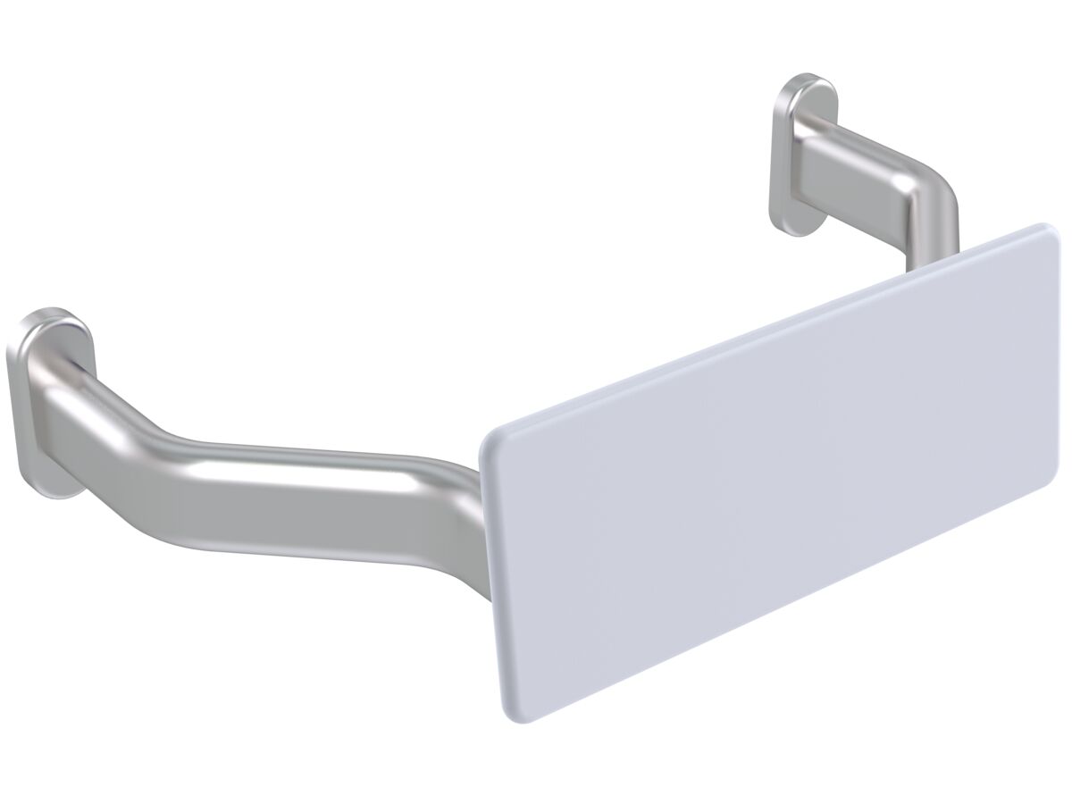 reece Mizu Drift Accessible Backrest Brushed Stainless Steel
