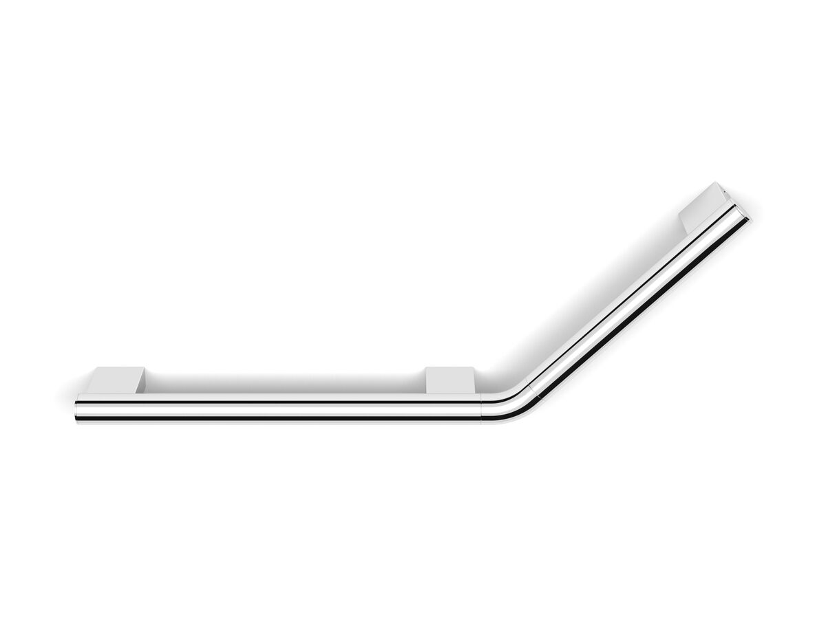 reece Mizu Drift Assisted Living Angled Grab Rail Left 260mm x 346mm 135 Degree Chrome Plated