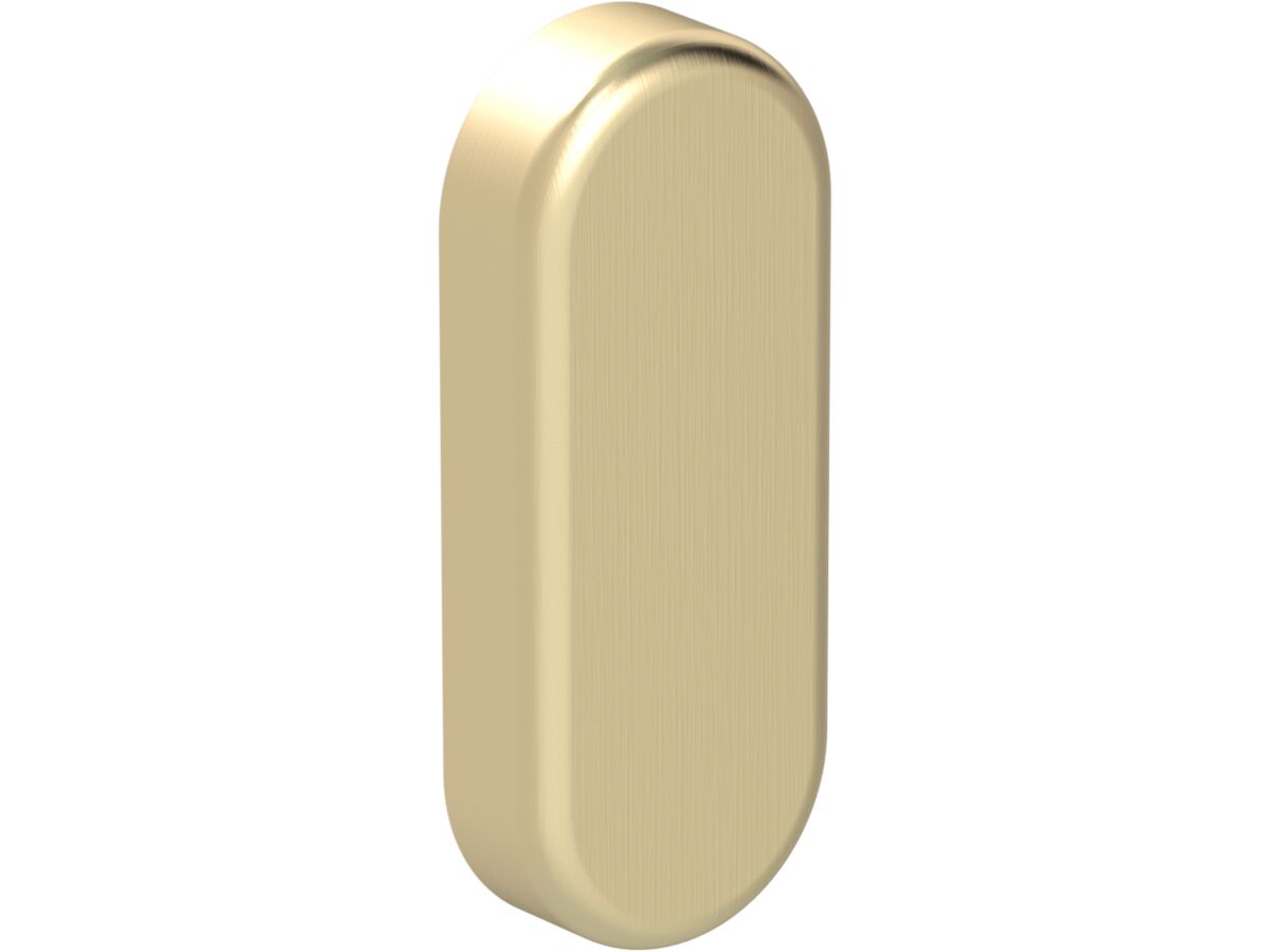 reece Mizu Drift Backrest Mount Dress Cover Brushed Brass