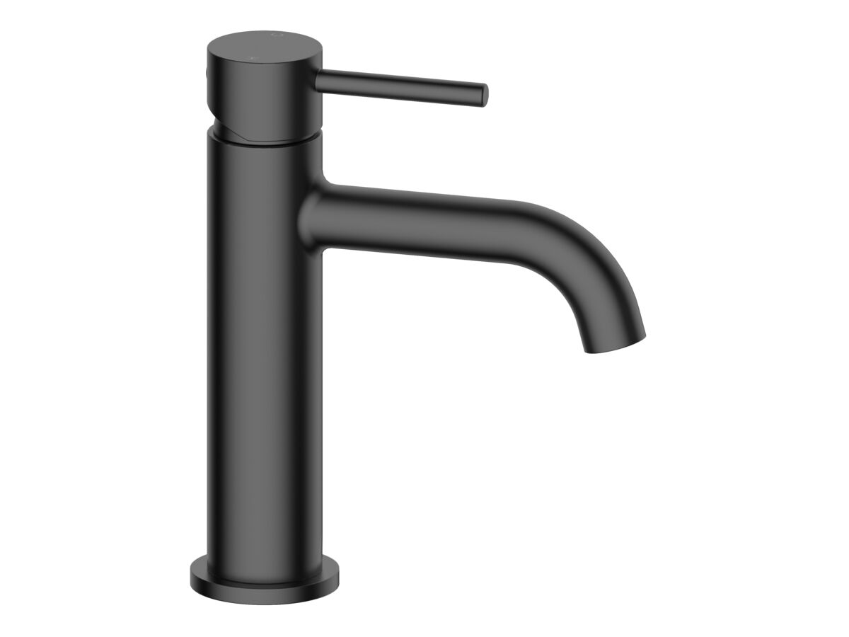 reece Mizu Drift Basin Mixer Curved Spout Matte Black (6 Star) Lead Free