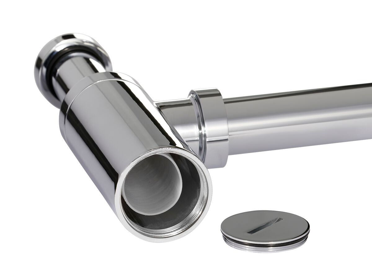Reece Mizu Drift Bottle Trap With Removable Base Chrome