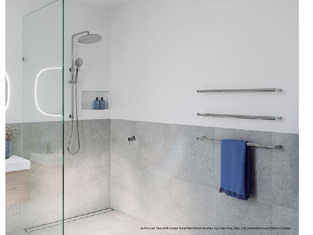 Reece Mizu Drift Brass Overhead Shower 200mm Chrome (3 Star)