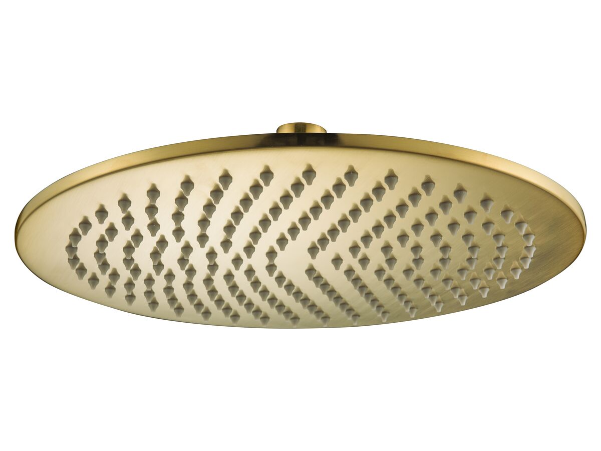 reece Mizu Drift Brass Overhead Shower 300mm Brushed Brass (3 Star) reece Mizu Drift Brass Overhead Shower 300mm Brushed Brass (3 Star)