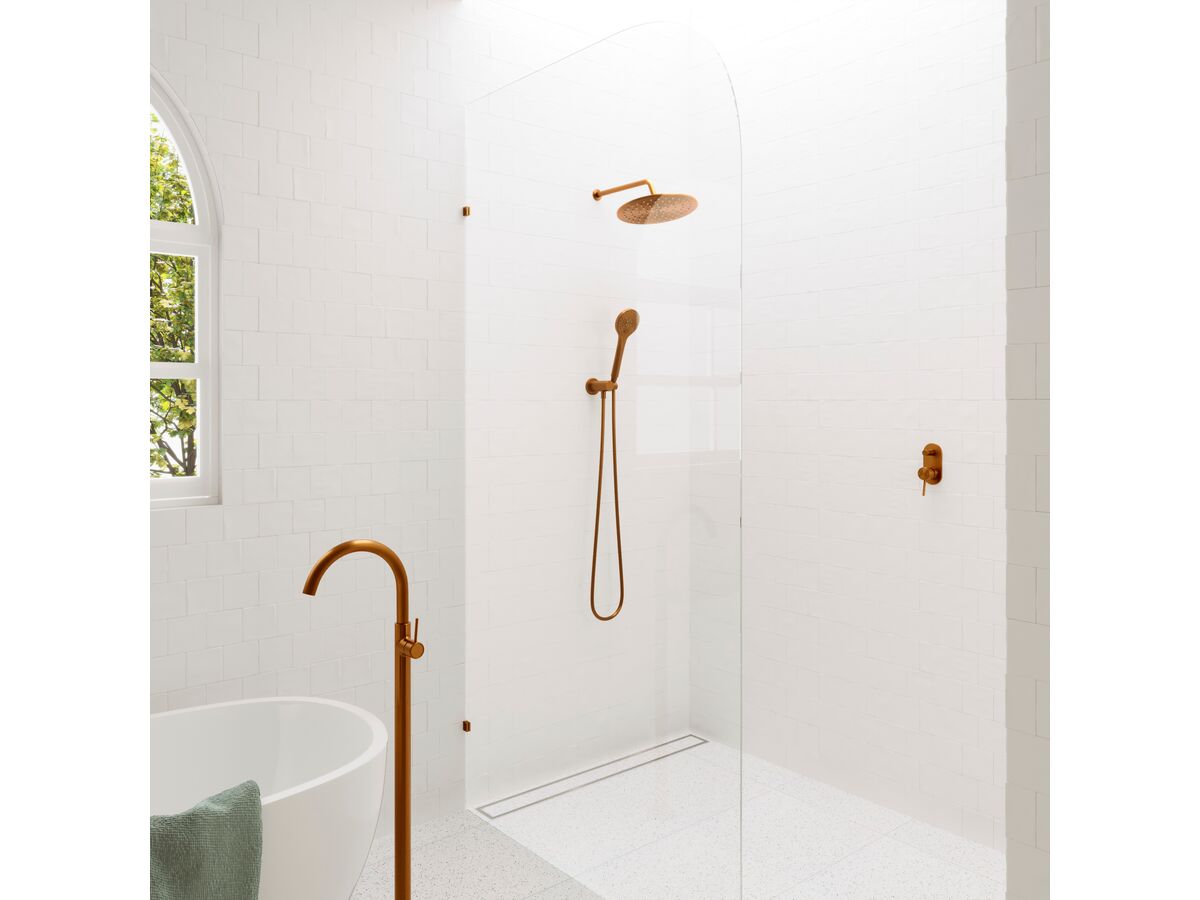 Reece Mizu Drift Brass Overhead Shower 300mm Brushed Bronze (3 Star)