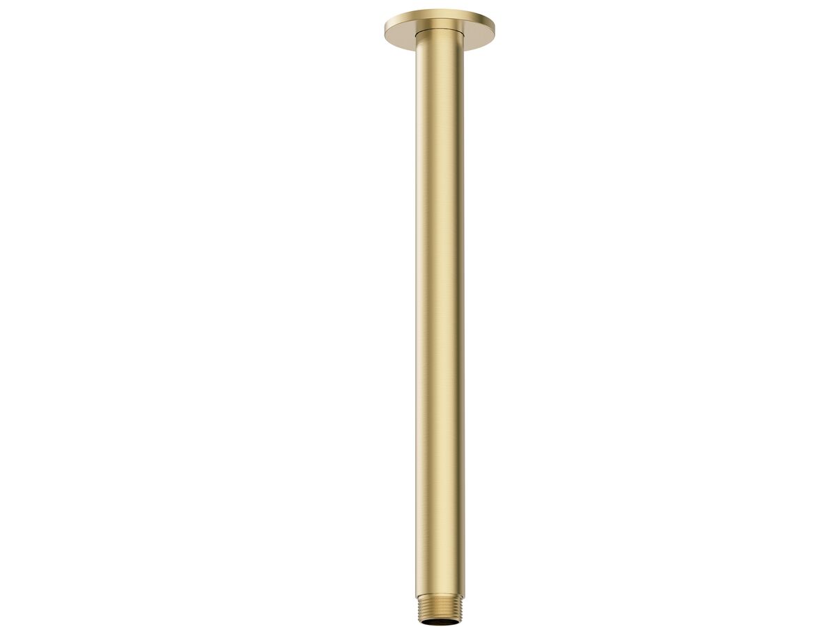 reece Mizu Drift Ceiling Shower Arm Only 300mm Brushed Brass