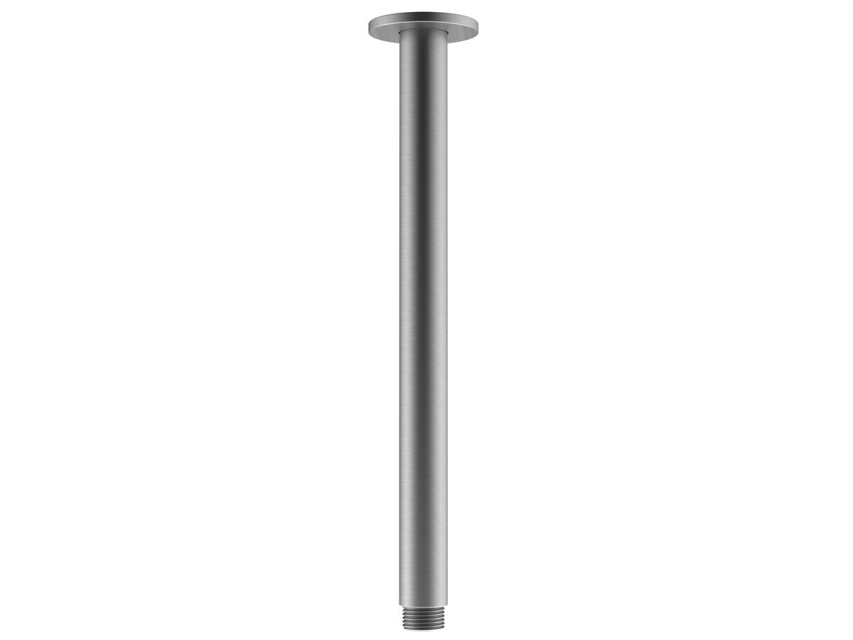 reece Mizu Drift Ceiling Shower Arm Only 300mm Brushed Gunmetal