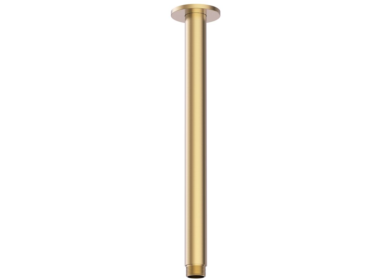 reece Mizu Drift Ceiling Shower Arm Only 300mm Brushed Gold