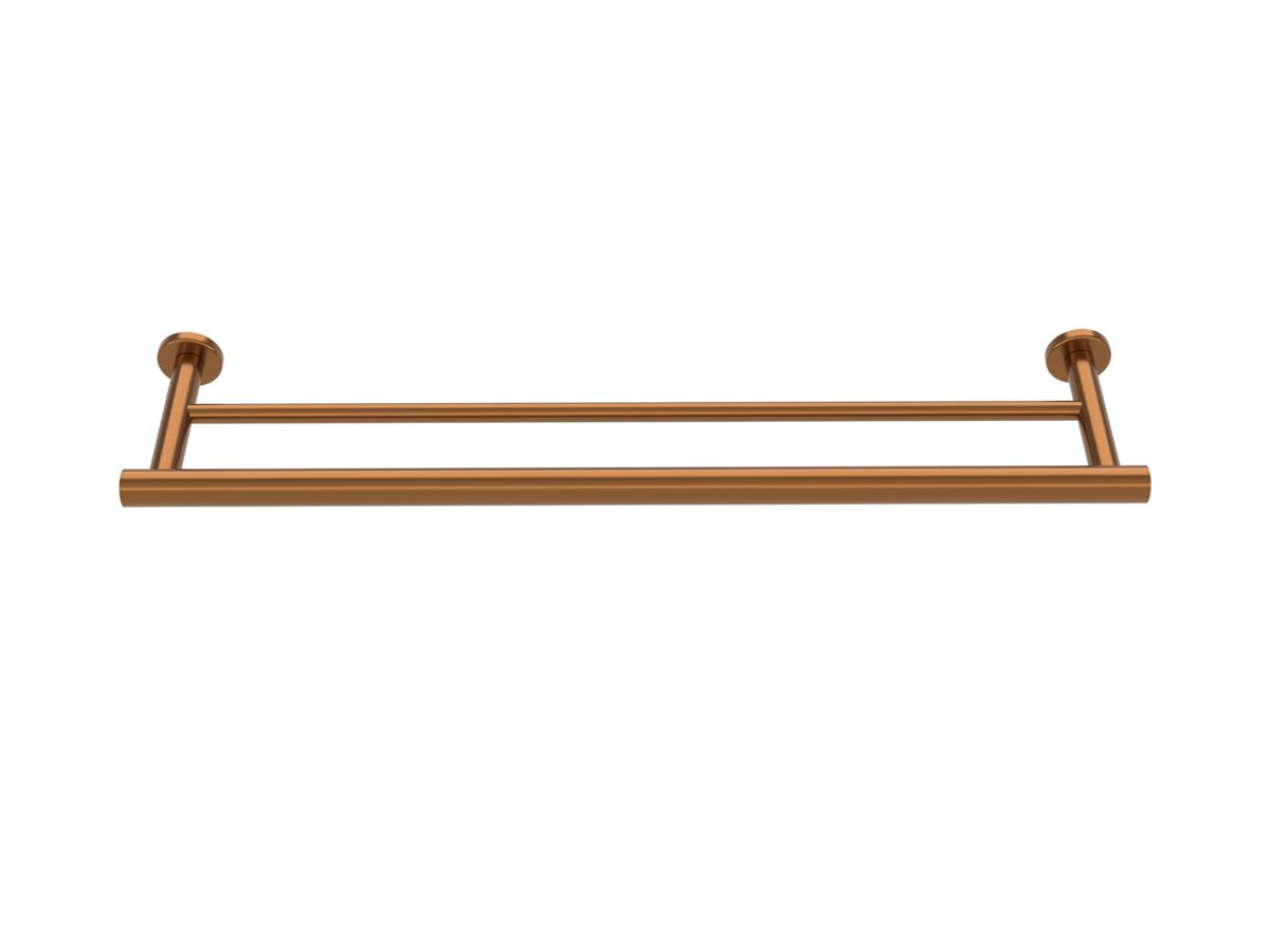 Reece Mizu Drift Double Towel Rail 600mm Brushed Bronze