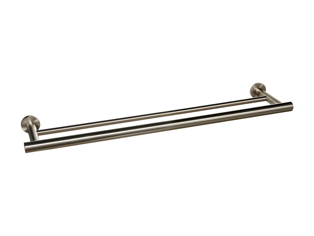 reece Mizu Drift Double Towel Rail 600mm Brushed Nickel