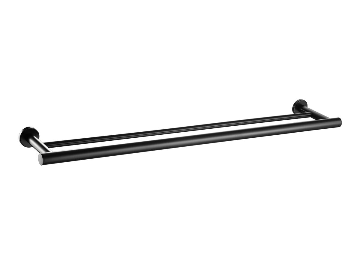 reece Mizu Drift Double Towel Rail 600mm Matte Black
