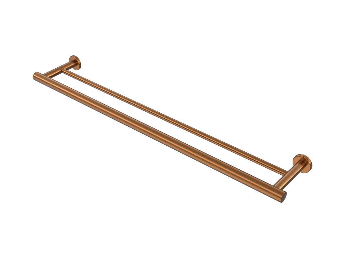 Reece Mizu Drift Double Towel Rail 700mm Brushed Bronze