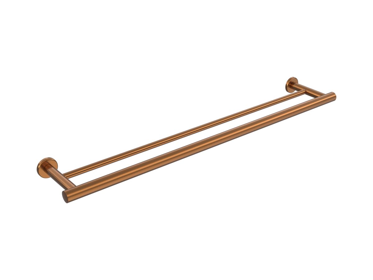 reece Mizu Drift Double Towel Rail 700mm Brushed Bronze