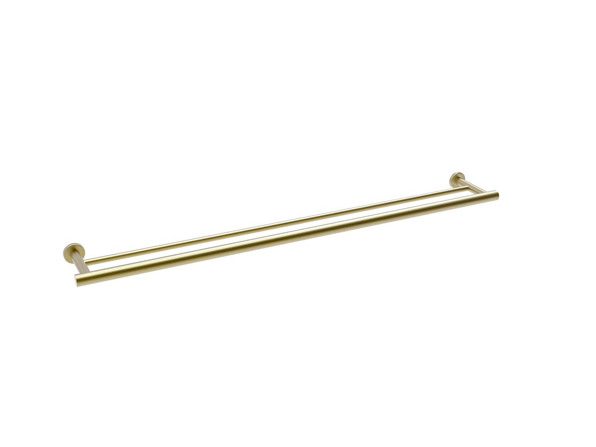 reece Mizu Drift Double Towel Rail 900mm Brushed Brass