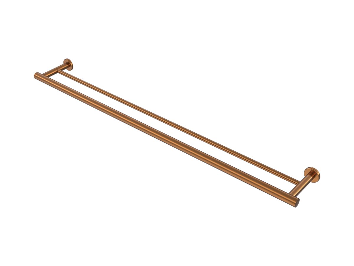 Reece Mizu Drift Double Towel Rail 900mm Brushed Bronze