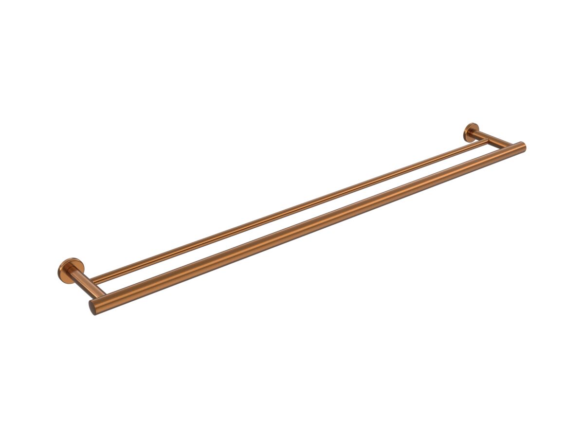 reece Mizu Drift Double Towel Rail 900mm Brushed Bronze