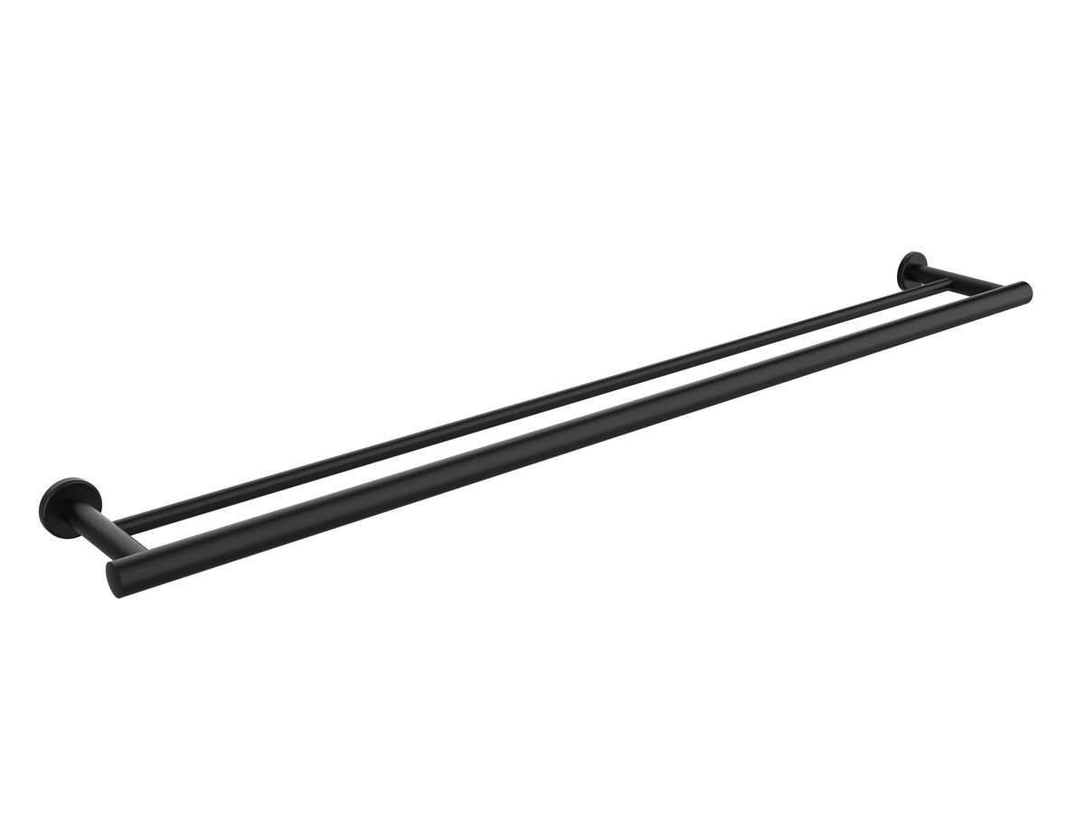 reece Mizu Drift Double Towel Rail 900mm Matte Black
