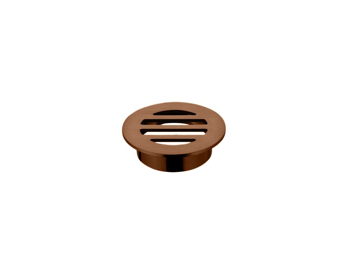 reece Mizu Drift Drop In Grate Round 50mm Brushed Bronze