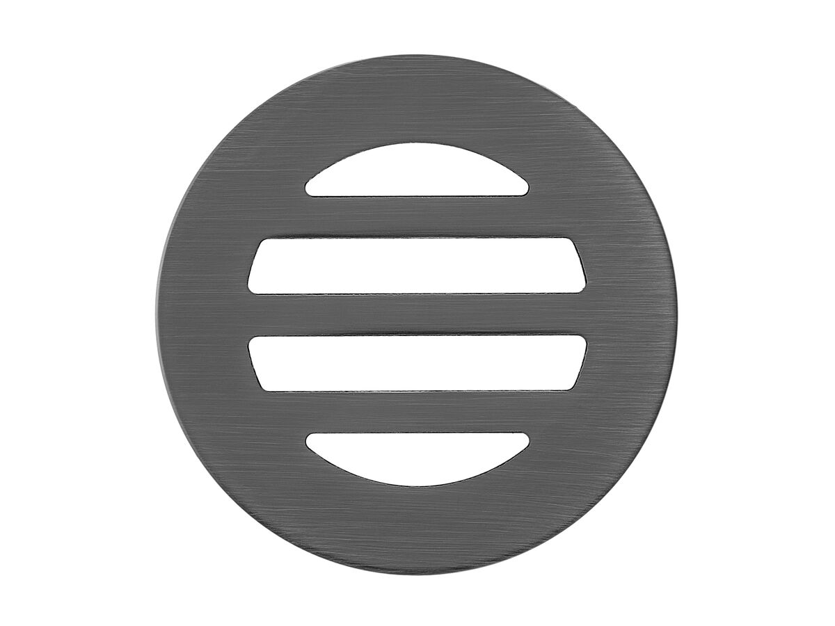 Reece Mizu Drift Drop In Grate Round 50mm Brushed Gunmetal