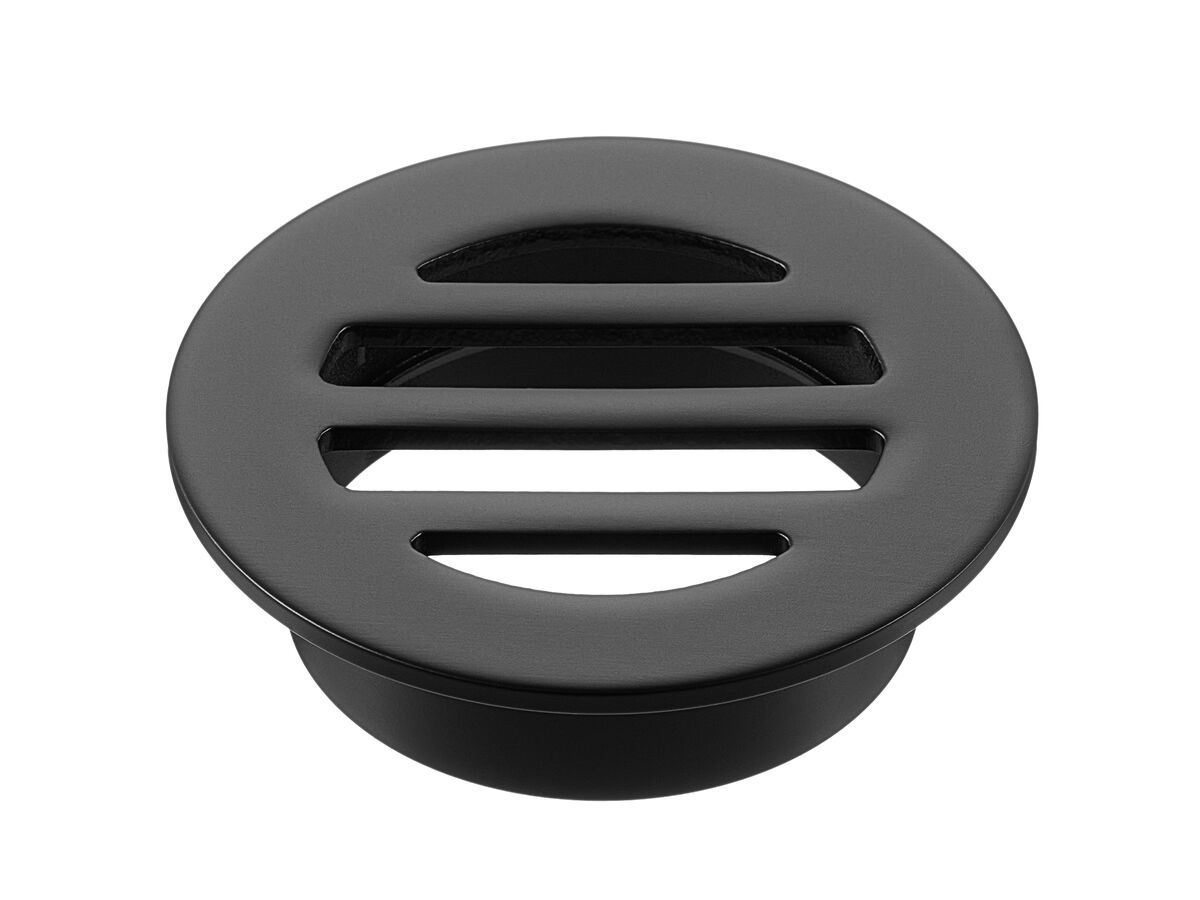 reece Mizu Drift Drop In Grate Round 50mm Matte Black