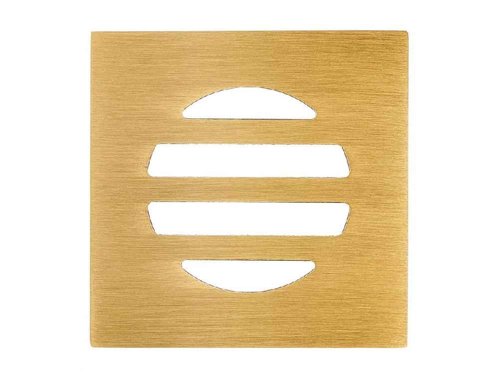 Reece Mizu Drift Drop In Grate Square 50mm Brushed Gold