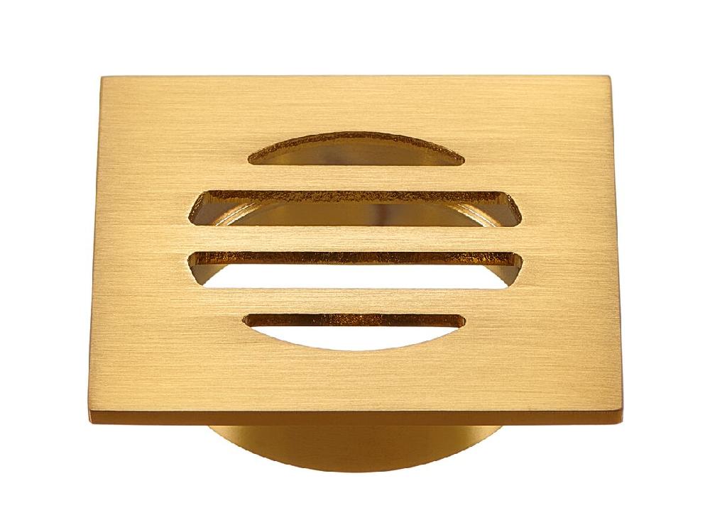 reece Mizu Drift Drop In Grate Square 50mm Brushed Gold