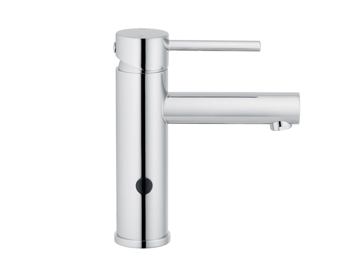 Reece Mizu Drift Dual Function Sensor Basin Mixer Chrome - Mains Powered (6 Star)