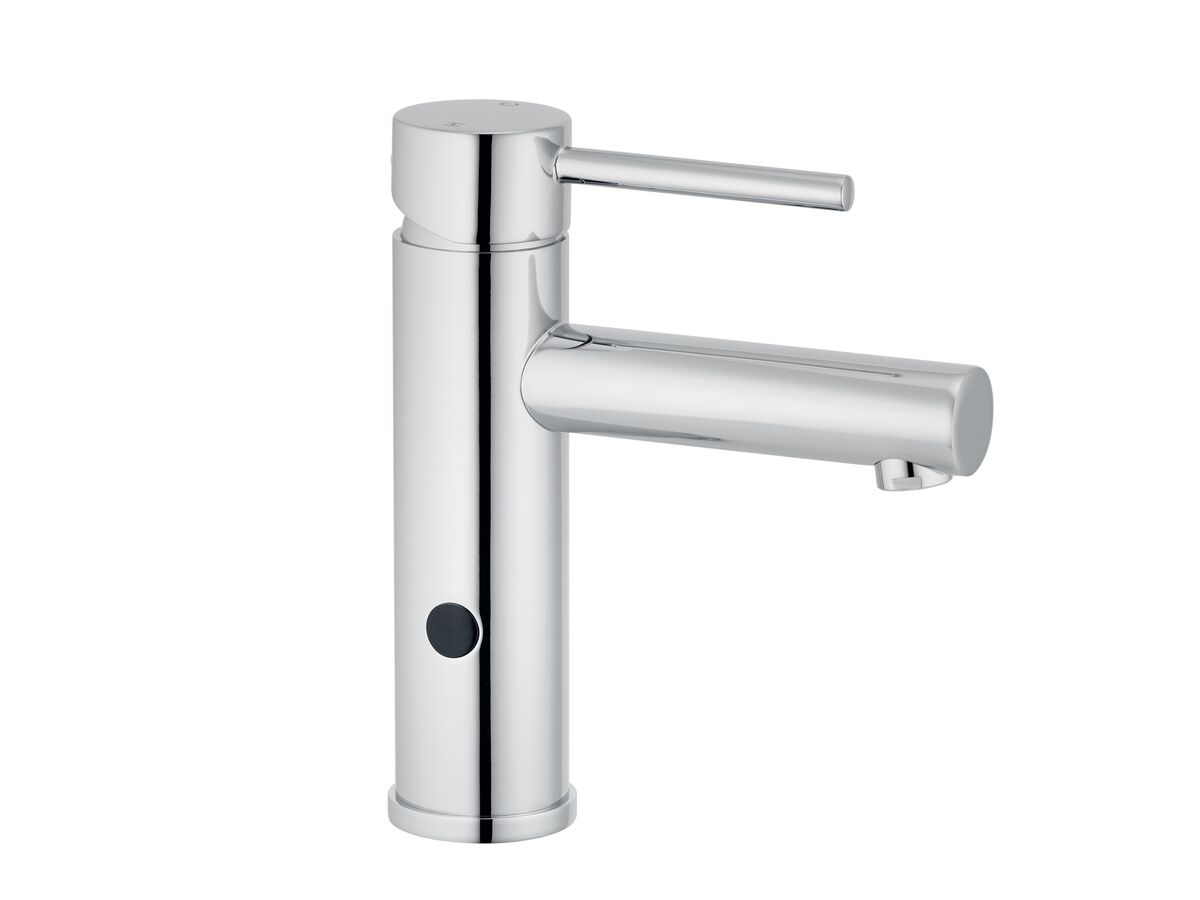 Reece Mizu Drift Dual Function Sensor Basin Mixer Chrome - Mains Powered (6 Star)