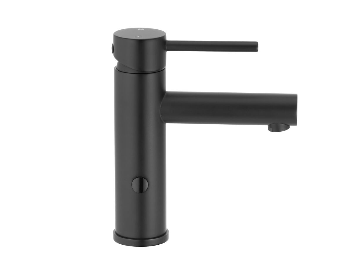 Reece Mizu Drift Dual Function Sensor Basin Mixer Matte Black - Mains Powered (6 Star)