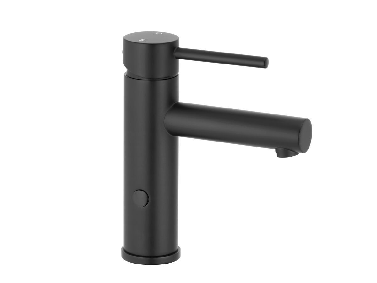 Reece Mizu Drift Dual Function Sensor Basin Mixer Matte Black - Mains Powered (6 Star)
