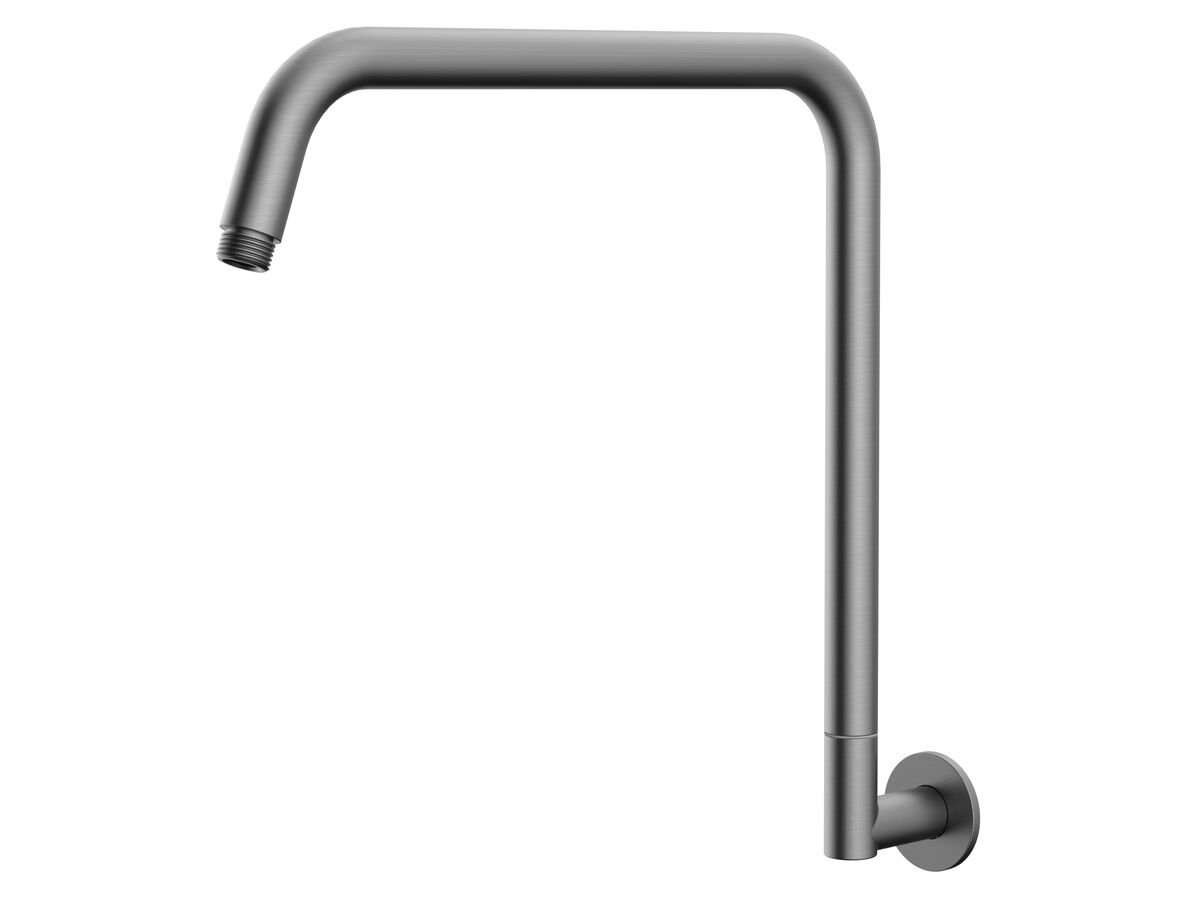 reece Mizu Drift Gooseneck Shower Arm Only Brushed Gunmetal