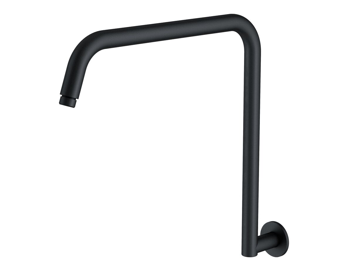 reece Mizu Drift Gooseneck Shower Arm Only Matte Black