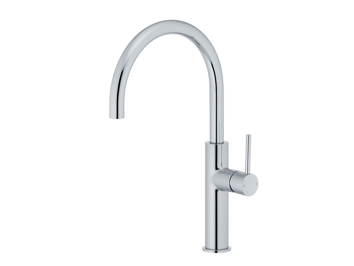 reece Mizu Drift Gooseneck Sink Mixer Curve Chrome (5 Star) Lead Free
