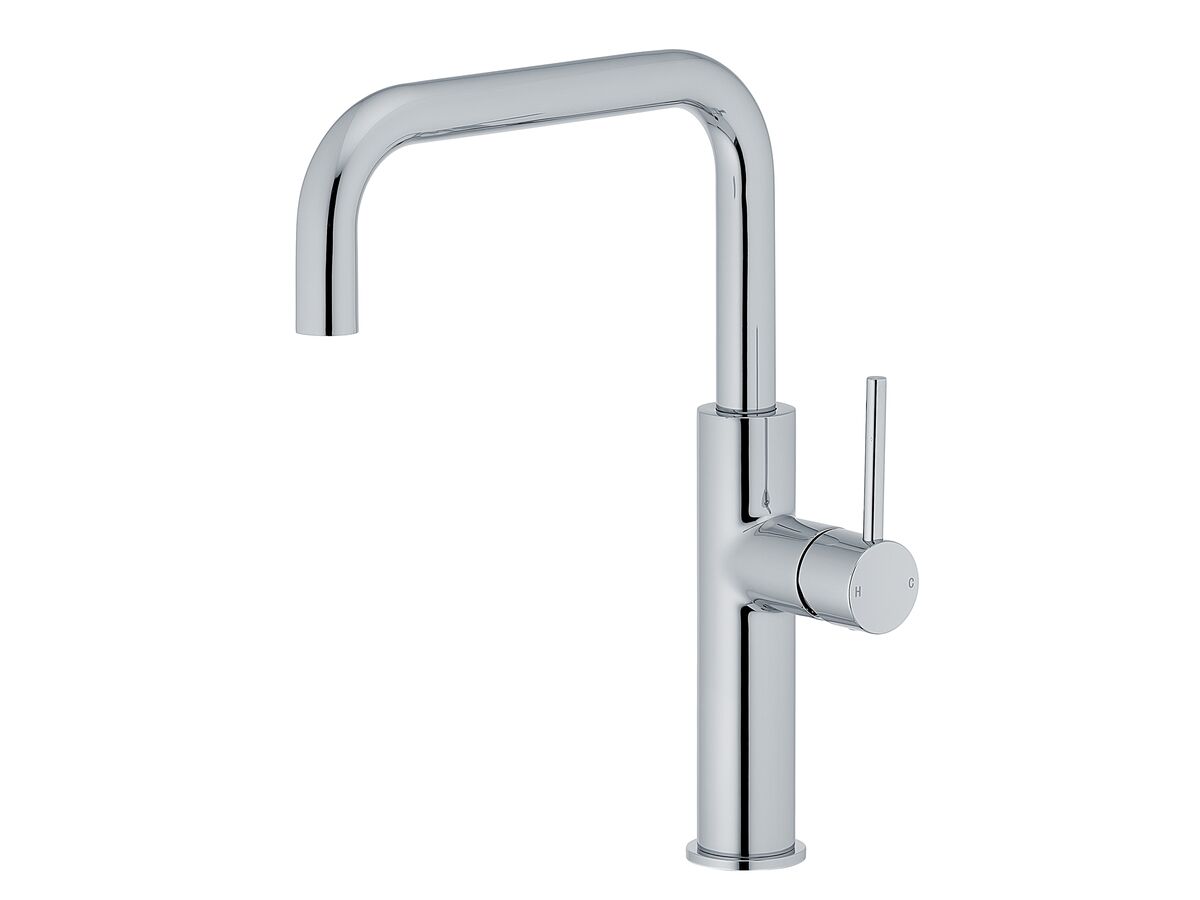 reece Mizu Drift Gooseneck Sink Mixer Tap Square Chrome (5 Star) Lead Free