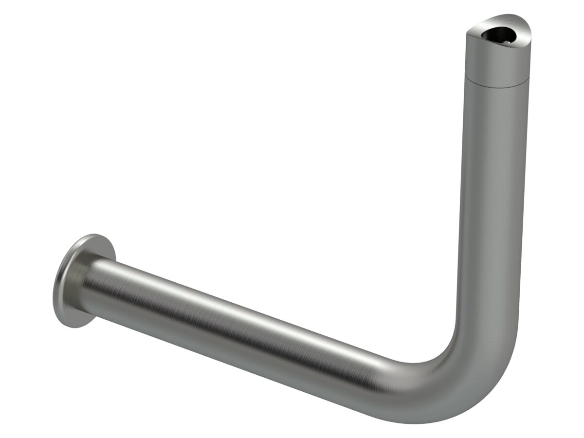 reece Mizu Drift Grab Rail Toilet Roll Holder Add-On Screw Connection Left Hand Brushed Gunmetal