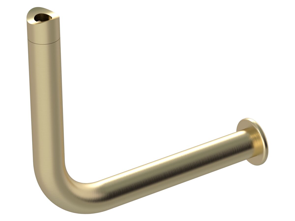 reece Mizu Drift Grab Rail Toilet Roll Holder Add-On Screw Connection Right Hand Brushed Nickel