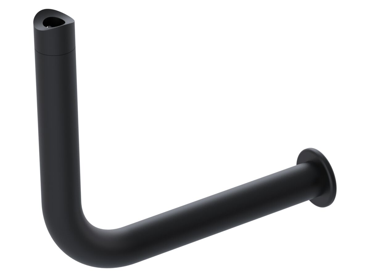 reece Mizu Drift Grab Rail Toilet Roll Holder Add-On Screw Connection Right Hand Matte Black