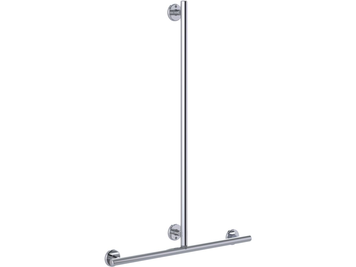 reece Mizu Drift Handshower Grab Rail 700 x1100mm Polished Stainless Steel
