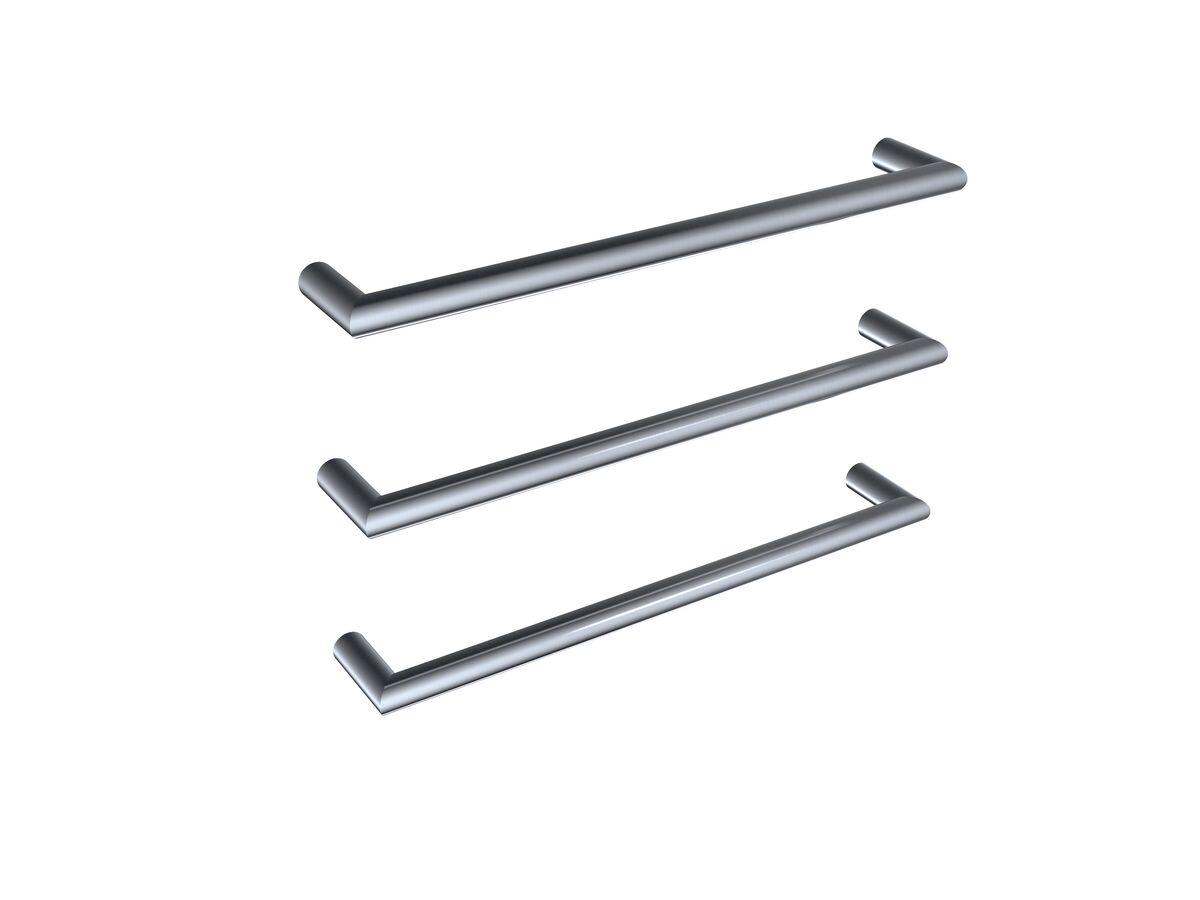 reece Mizu Drift Heated Towel Rail 630mm (Triple Pack) Brushed Stainless Steel