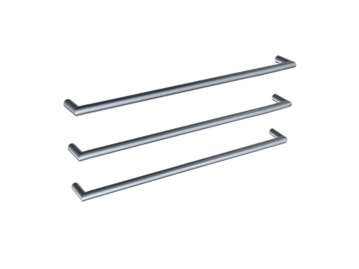 reece Mizu Drift Heated Towel Rail 830mm (Triple Pack) Brushed Stainless Steel