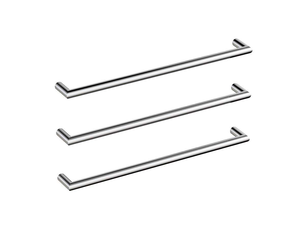 reece Mizu Drift Heated Towel Rail 830mm (Triple Pack) Polished Stainless Steel