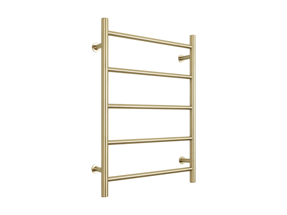 reece Mizu Drift MK2 550 x 800mm Heated Towel Rail Low Voltage 24V Brushed Brass