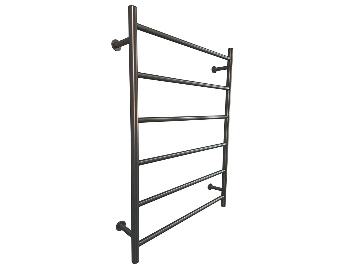 reece Mizu Drift MK2 750 x 800mm Heated Towel Rail Only (Less Transformer) Brushed Gunmetal