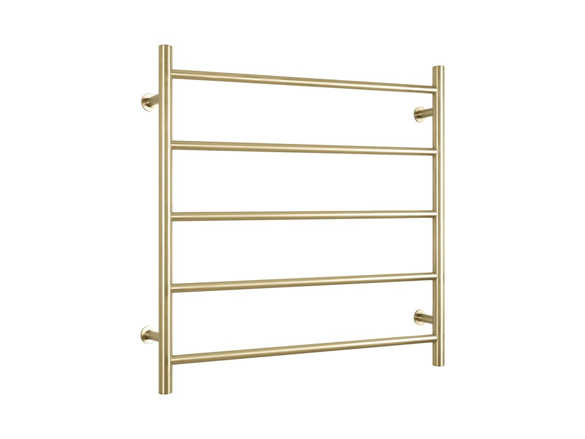 reece Mizu Drift MK2 750 x 800mm Heated Towel Rail Only (Less Transformer) Brushed Brass