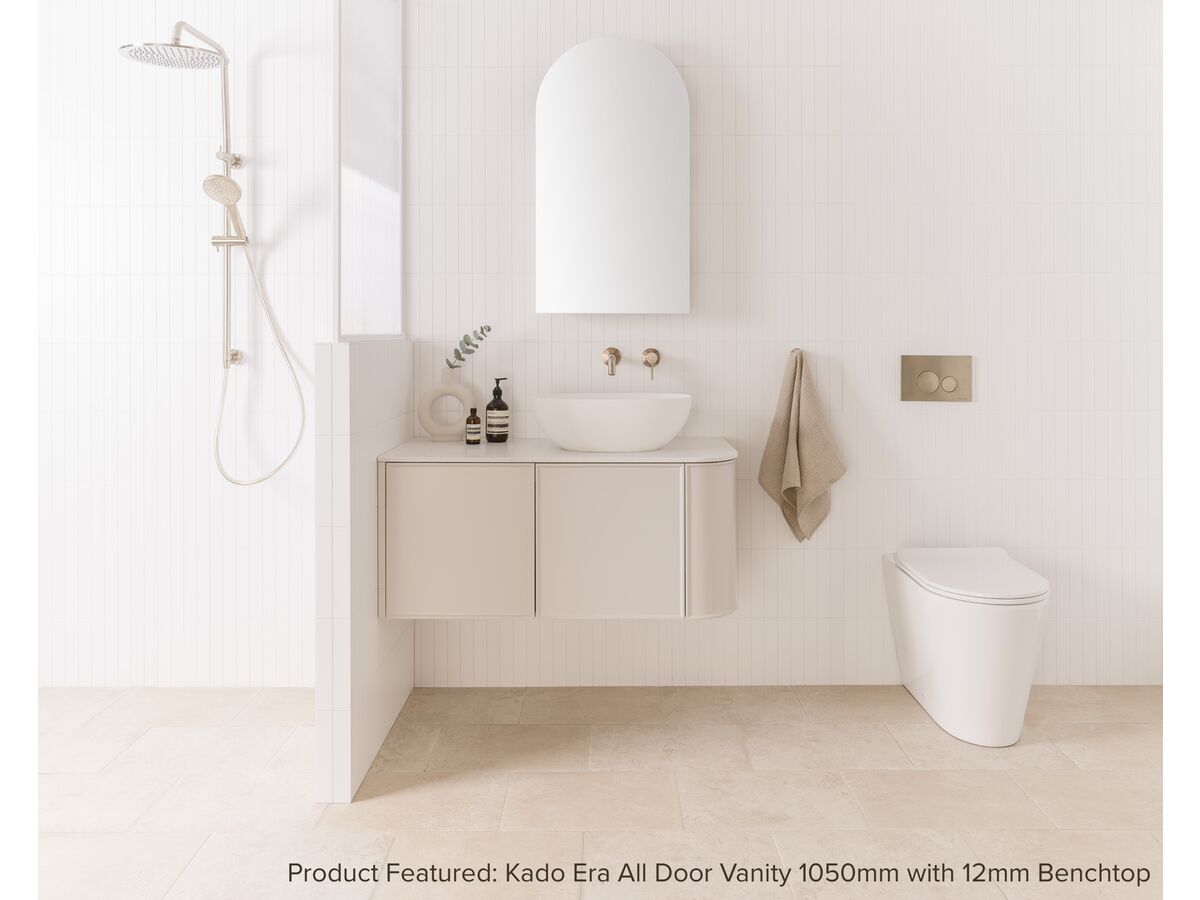 Reece Mizu Drift MK2 Basin / Bath Outlet 200mm Brushed Nickel (5 Star)