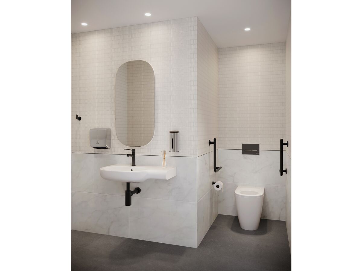 Reece Mizu Drift MK2 Basin Mixer With Extended Lever Matte Black (5 Star)