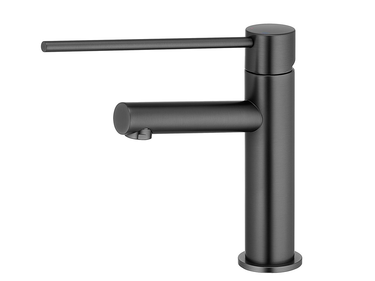 Reece Mizu Drift MK2 Basin Mixer With Extended Lever Tap Brushed Gunmetal (5 Star)