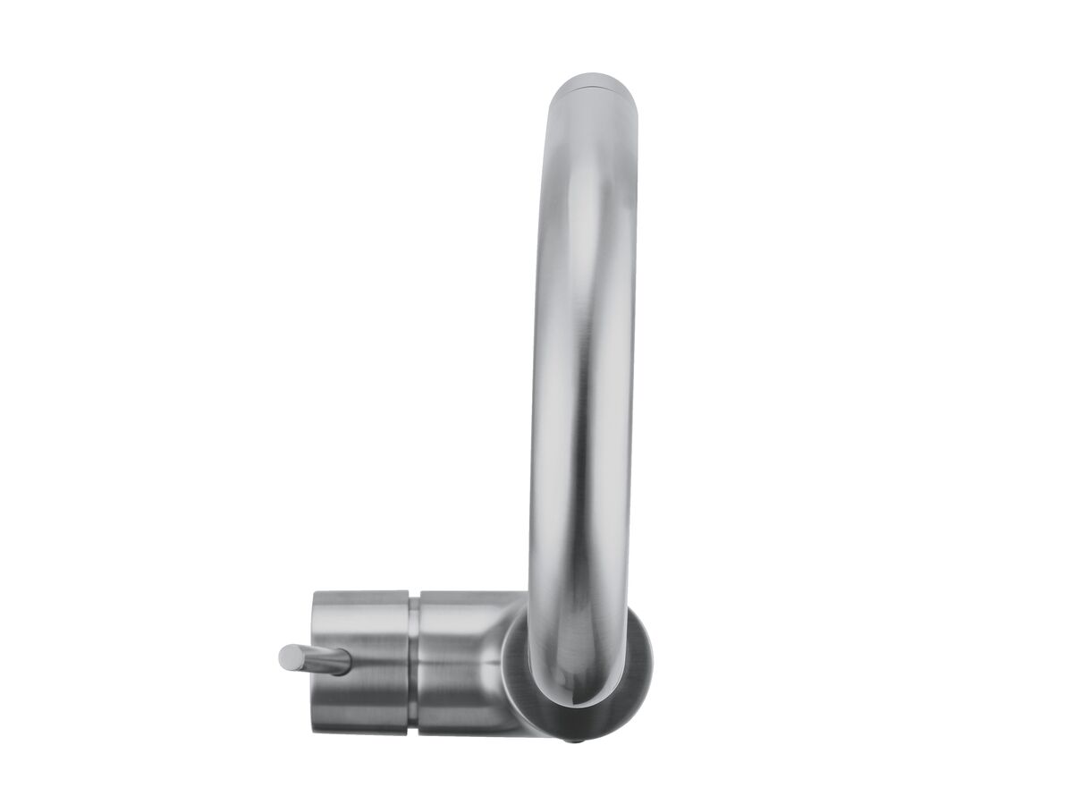 Reece Mizu Drift MK2 Gooseneck Sink Mixer Tap Brushed Gunmetal (4 Star)