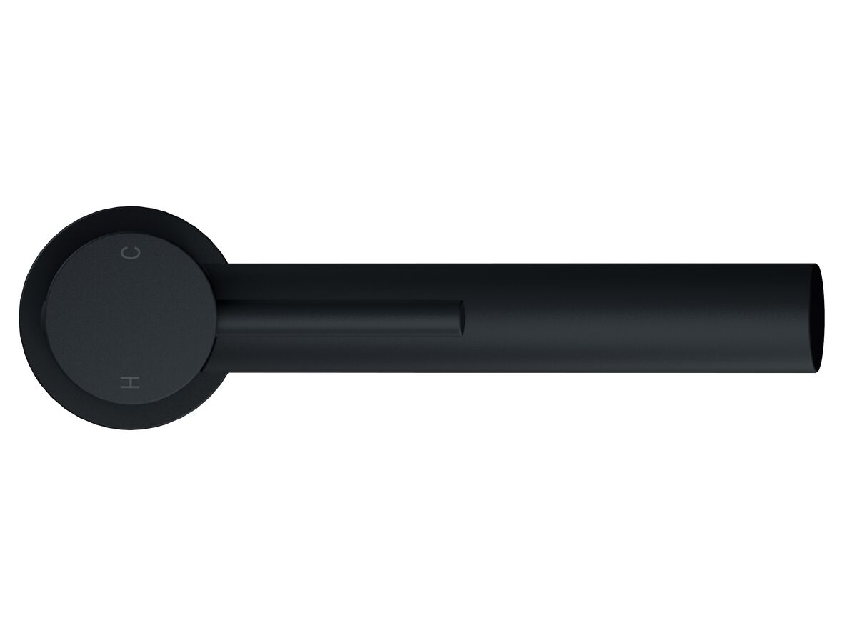 Reece Mizu Drift MK2 Medium Height Basin Mixer Matte Black (5 Star)